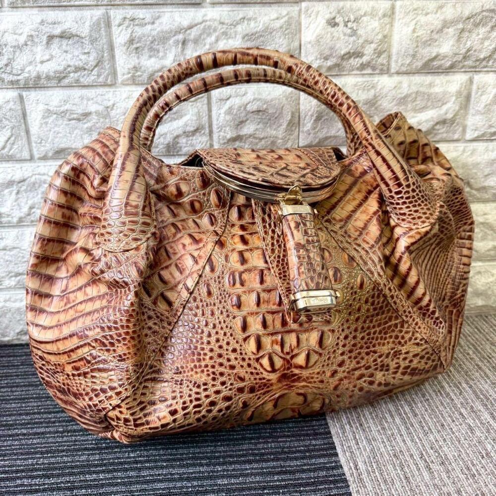 FENDI Spy Bag Caiman Shoulder